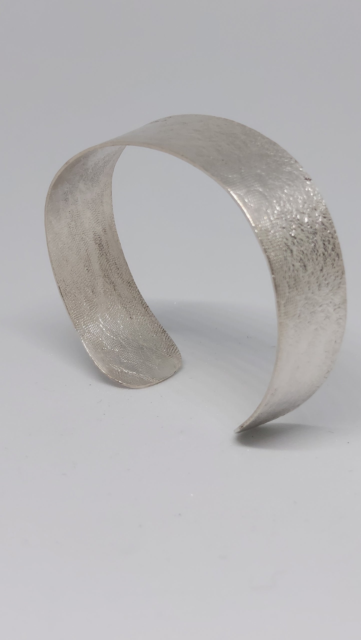 Textured Sterling Silver Cuff