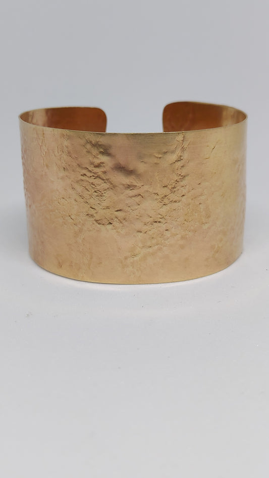 Textured Brass Cuff (1 1/2" inch)