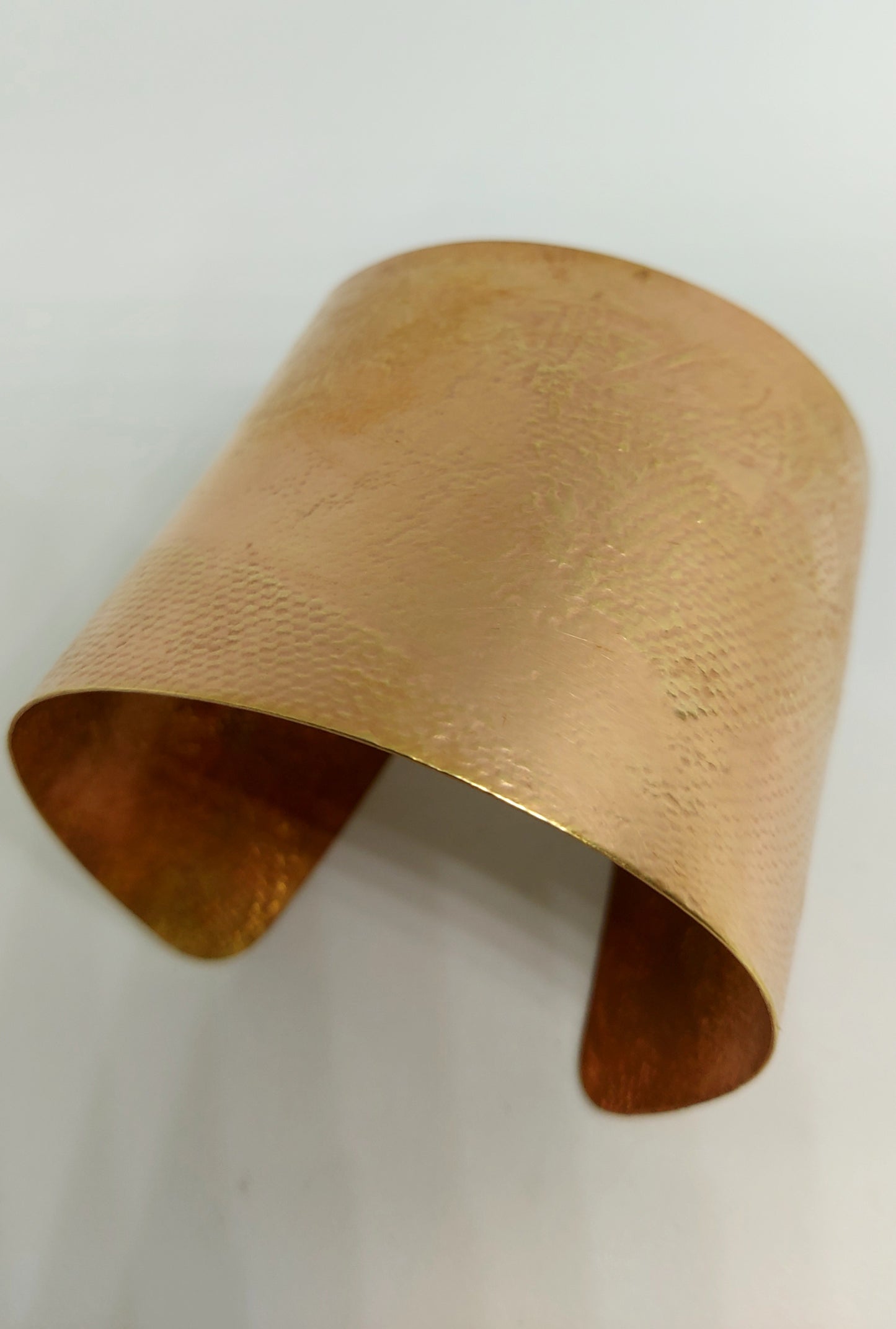 Hand-crafted texturized brass cuff, (2" inches)